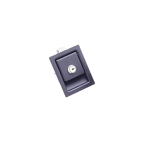 Paddle Latch W/Lock, Black
